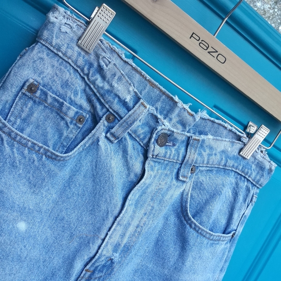 VINTAGE Levis Jeans Red Tag Cotton Frayed Edges - Picture 4 of 16